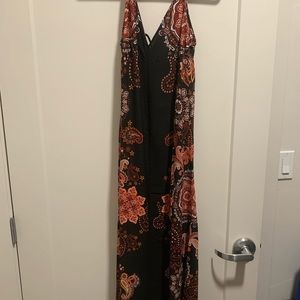 Forever 21 - floral paisley maxi dress size S
